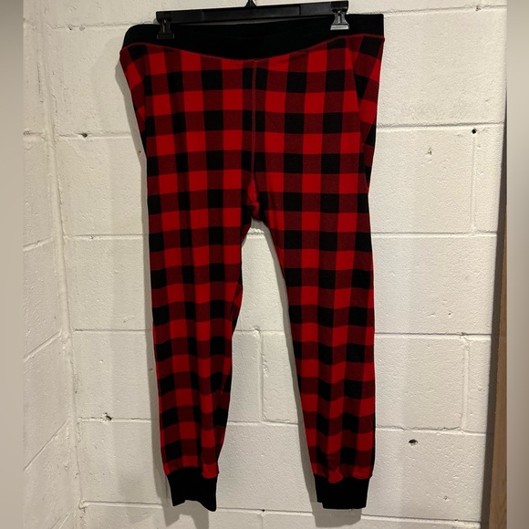 J Crew women’s red plaid jogger pajama pants - Picture 1 of 4